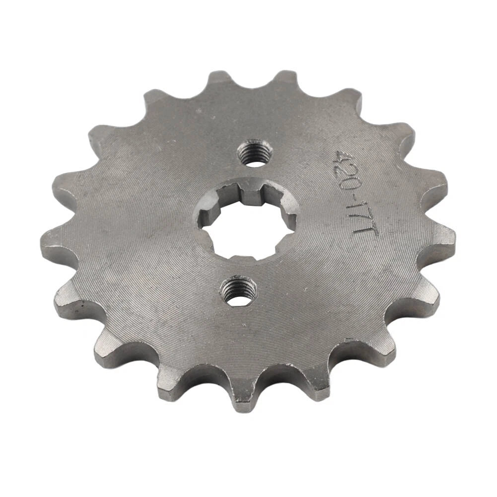 17mm 17T Front Sprocket for 50cc 70cc 90cc 110cc 125cc 140cc ATV Pit Dirt Bike