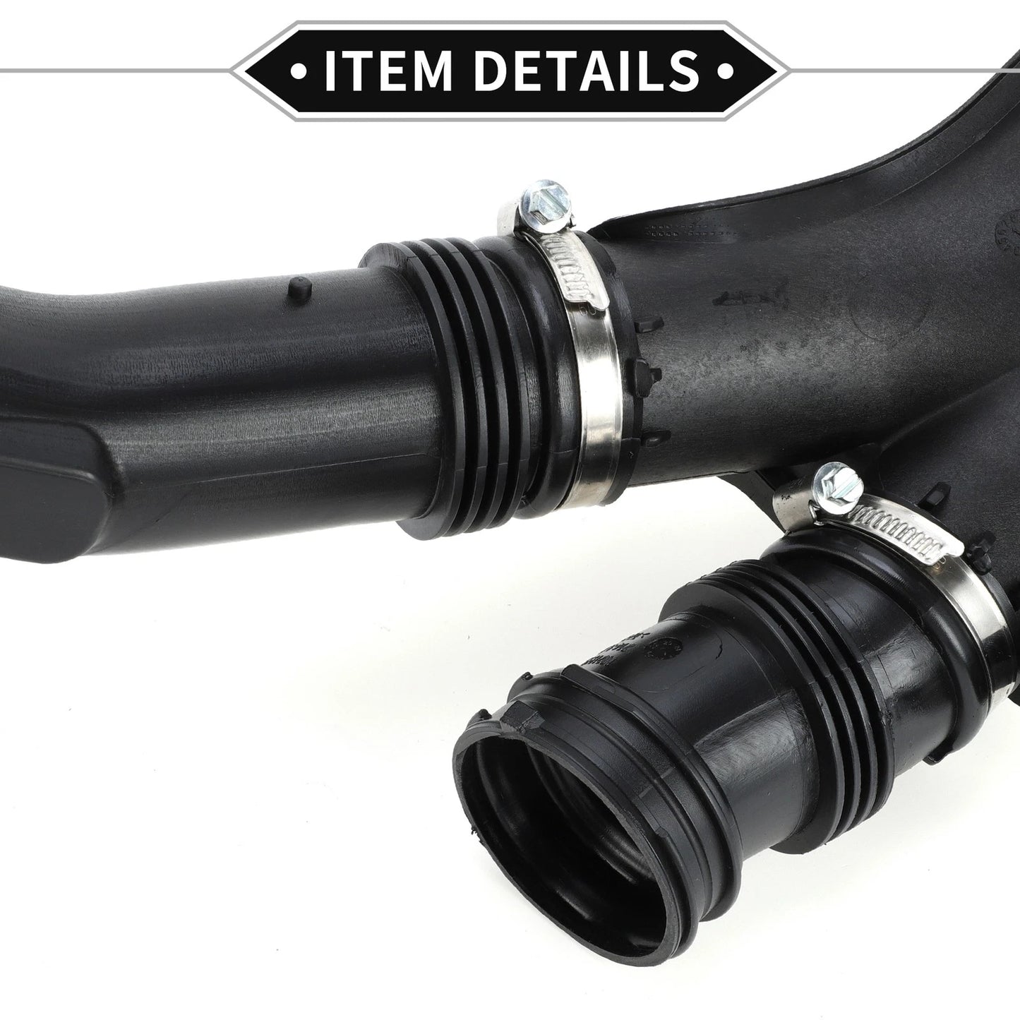 Car Intake Hose for BMW F01 7 Series 740i (2007-2012) - Black 2 x No.13717582312