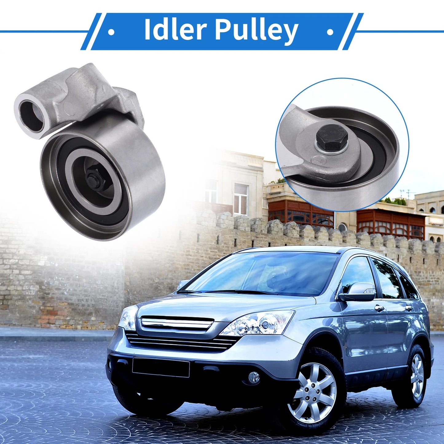 Drive Belt Idler Pulley 1 x for Toyota Hilux (2004–2018)
