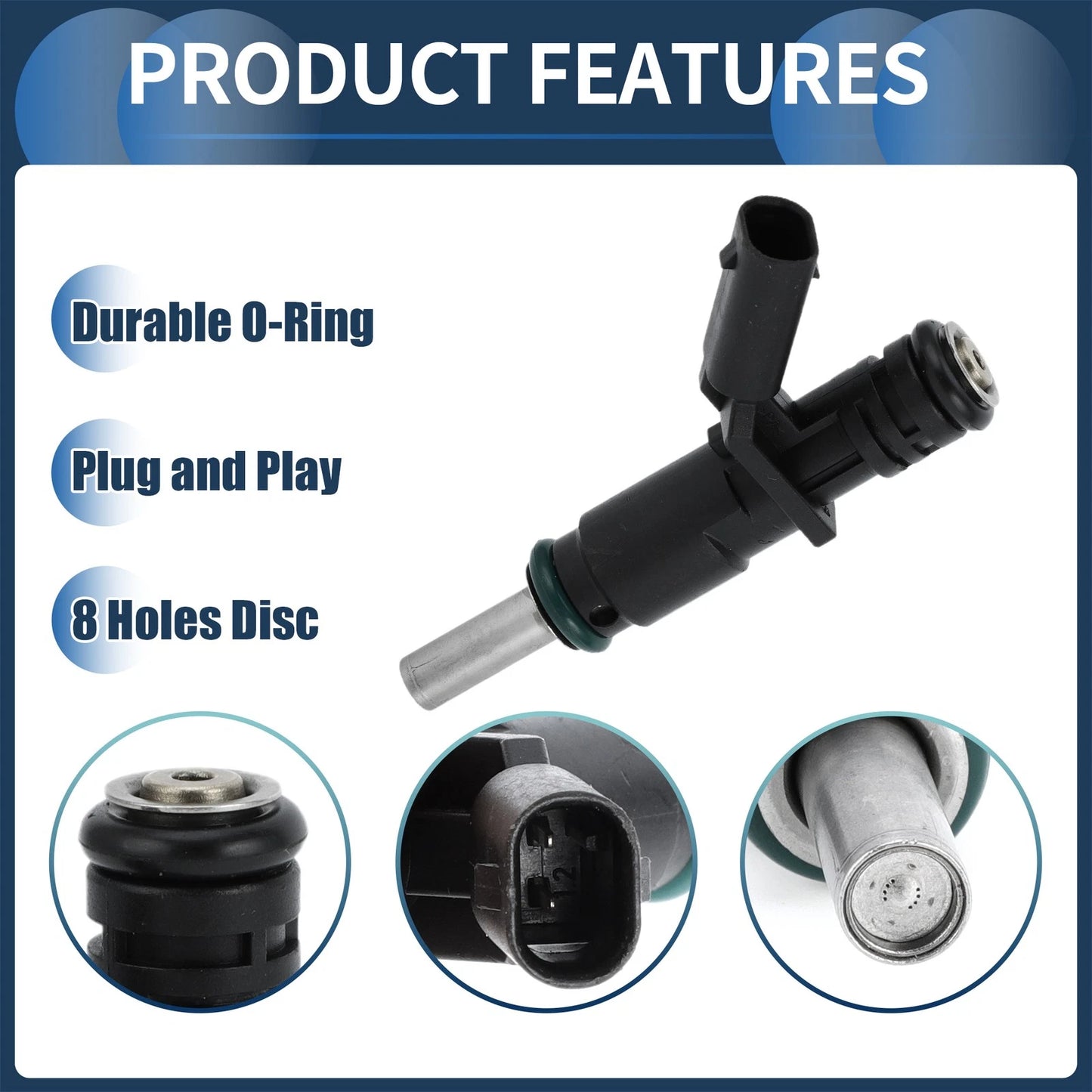 Fuel Injector for Mercedes-Benz W204 C230 C280 C350 (2005-2014)