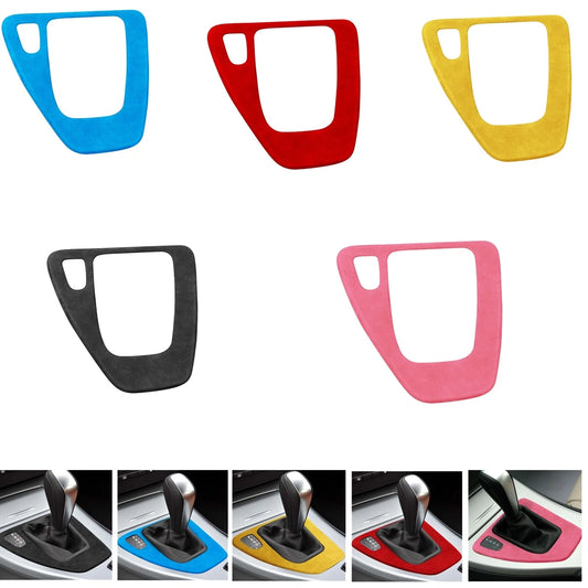 1pc Blue Leather Gear Shift Trim for BMW 3 Series E90 E92 E93 (2005-2012)