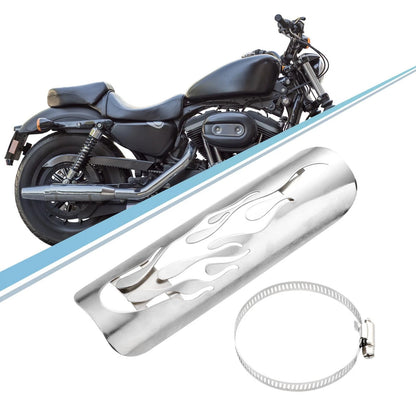 Exhaust Pipe Heat Shield 20-70mm Clamp for Harley-Davidson
