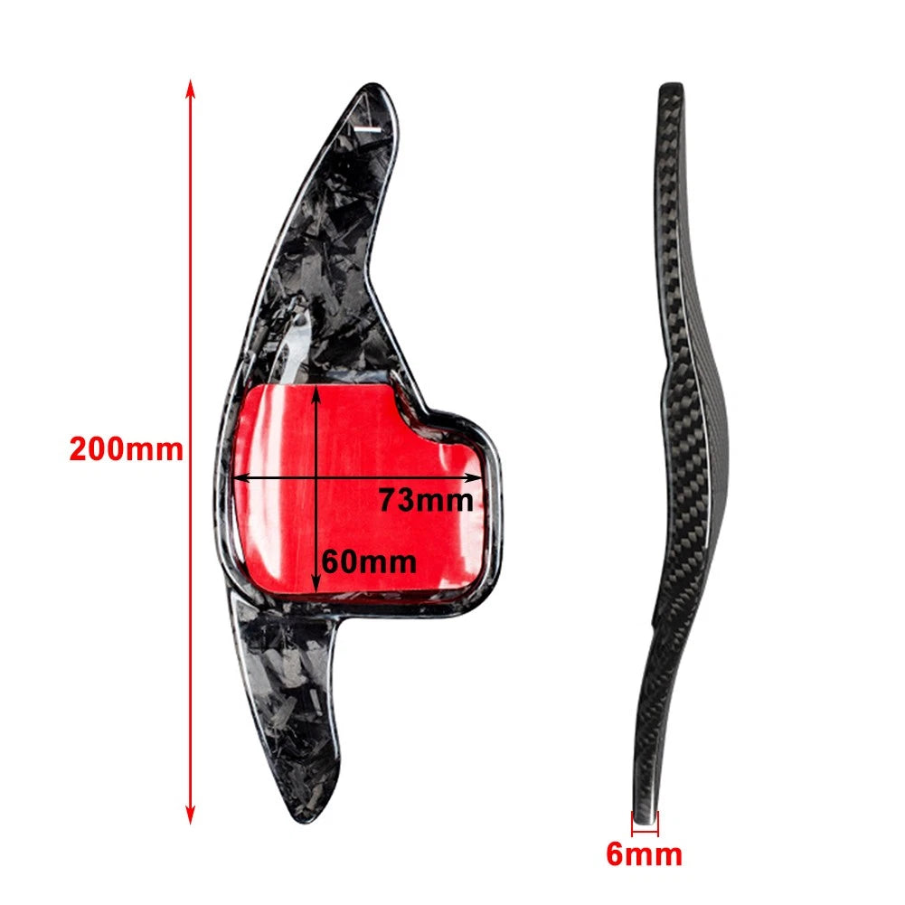 Carbon Fiber Paddle Shifter Extensions for BMW 2 3 4 5 6 7 Series (2012-2023)