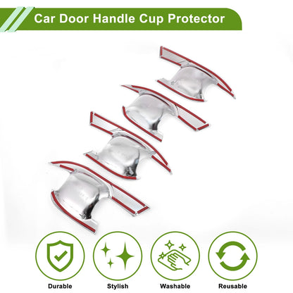 Black Door Handle Cup Protector for Toyota Highlander Kluger (2014-2023)