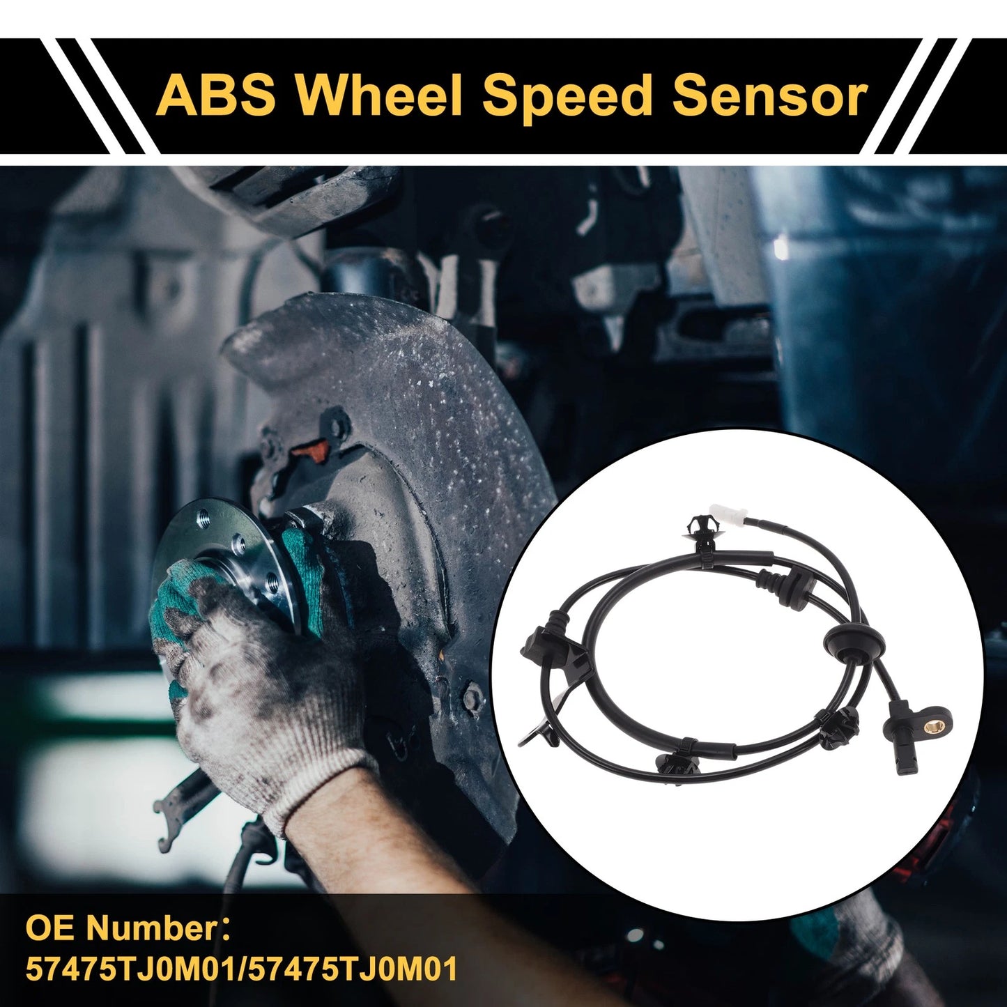 ABS Wheel Speed Sensor for Honda City (2012-2014) - 1 x Rear Left Sensor