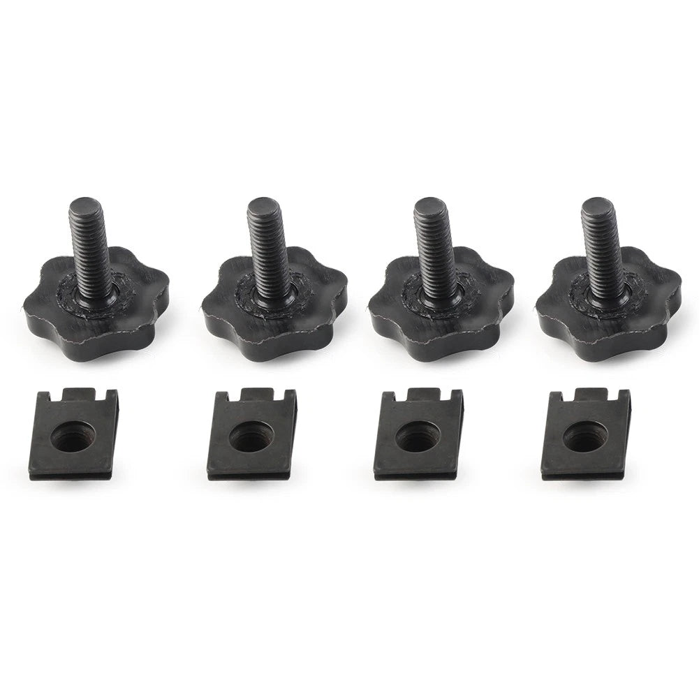 4X Saddlebag Lock Mounting Theft Deterrent Bolts for Harley FLHT FLHTCU (2000-2023)