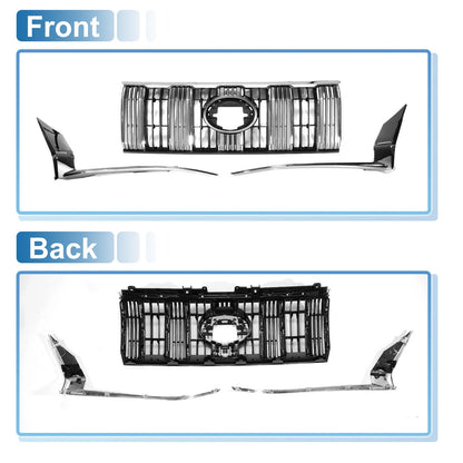 Front Upper Bumper Grille for Toyota Land Cruiser Prado (2017-2020)
