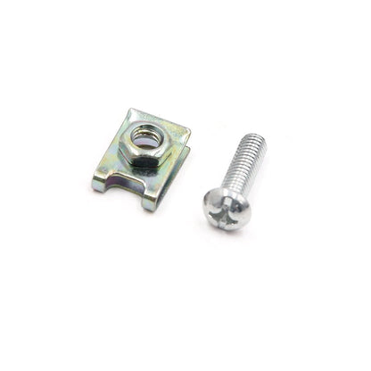 12pcs M6x1.0 Thread License Plate Fairing Clips Screws for Motorcycle Car
