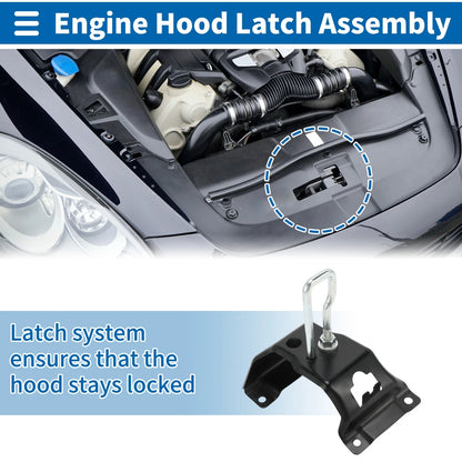 Hood Latch Assembly for BMW X5 (2000-2006) - Engine Lock Release 1 x Unit