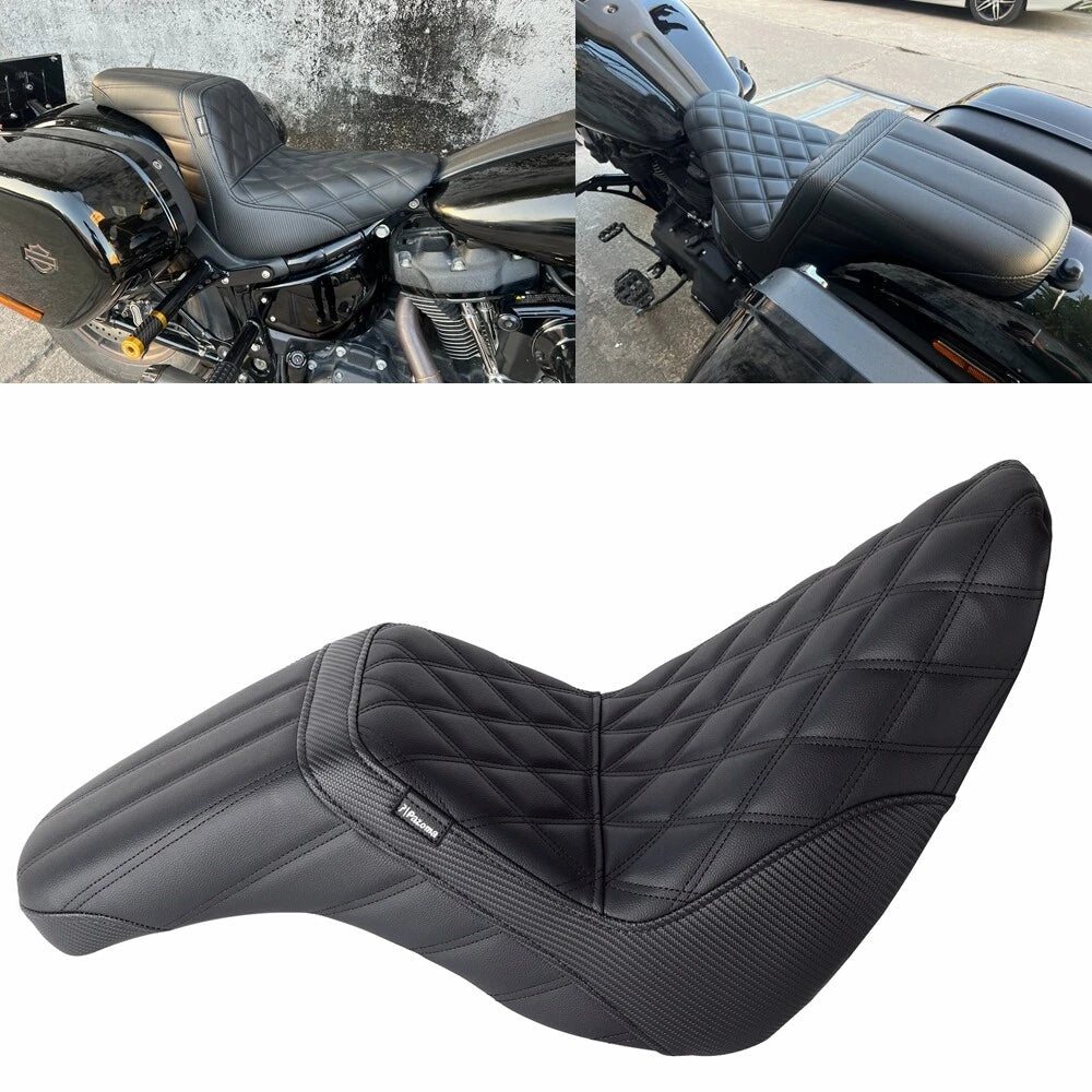 Gel Pad 2-UP LS Seat for Harley Softail FLSB FXLR FXLRS FXLRST (2018-2023)