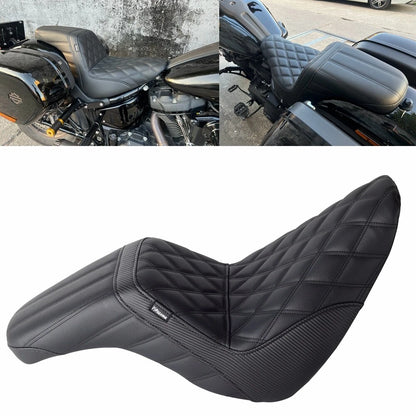 Gel Pad 2-UP LS Seat for Harley Softail FLSB FXLR FXLRS FXLRST (2018-2023)