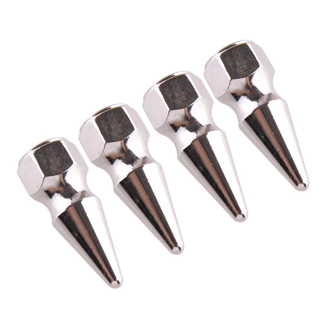 4 x Chrome Spike Valve Cover Nuts M6x1.0 for Honda Civic, Acura Integra (2001-2005)