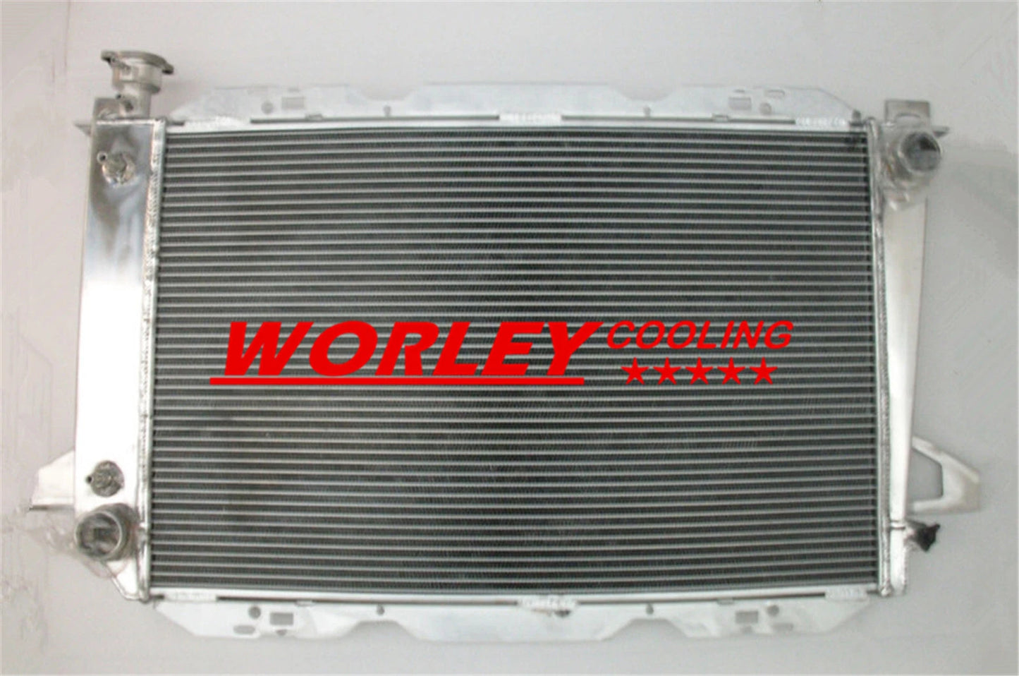 Aluminum Radiator & Fans for Ford F100 F150 F250 F350 Bronco V8 (1987-1997)