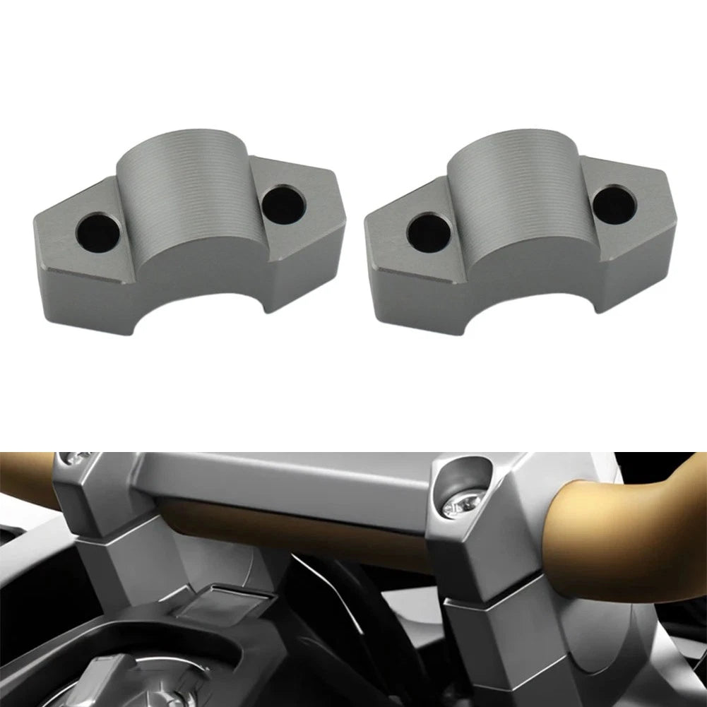 Handlebar Riser Clamp Mount Adapter Titanium for Honda X-ADV 750 (All)