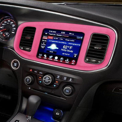 1x Pink Navigation Panel Cover for Dodge Charger (2015-2023)