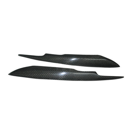 Front Headlight Eyebrow Trim 1 Pair for Audi A4 B7 S4 (2005-2008)
