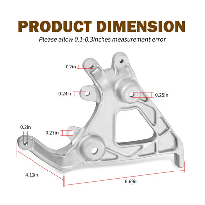 Front Fender Left Headlight Bracket for Yamaha Raptor 700 YFM700 (2006-2012)