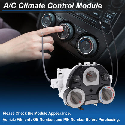 A/C Climate Heater Control Panel Plate for Nissan Versa (2012-2013)