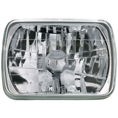 2 x Crystal Clear Lens Chrome Headlights for Mazda RX-7 FC3S (1986-1992)