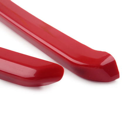 Red Front Bumper Grille Covers for Mazda 3 Axela (2017-2018)