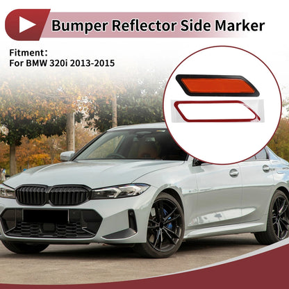 1 x Passenger Side Bumper Reflector for BMW 320i (2013-2015)