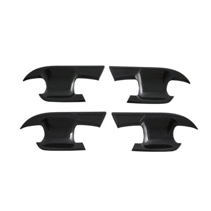 8 Pcs Carbon Fiber Car Door Handle Bowl Cover Trim for Subaru Crosstrek (2024–2025)