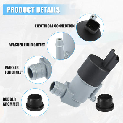 Windshield Washer Pump for Nissan Navara D22 2.5 (2001-2015)