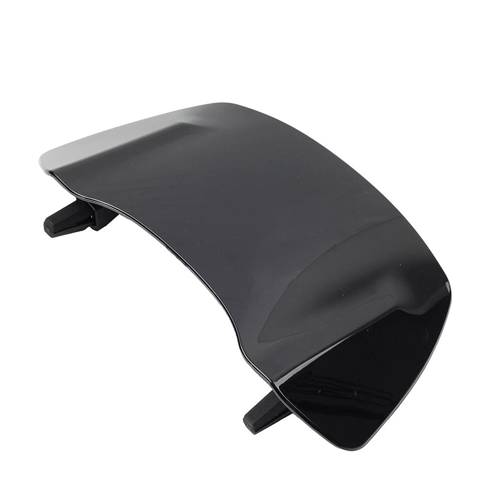 Universal Adjustable Motorcycle Windshield Spoiler for Black Bikes