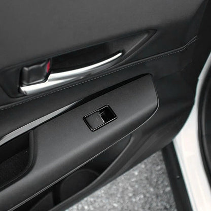 Door Window Lift Switch Cover Trim for 2020-2024 Toyota Harrier Venza LHD