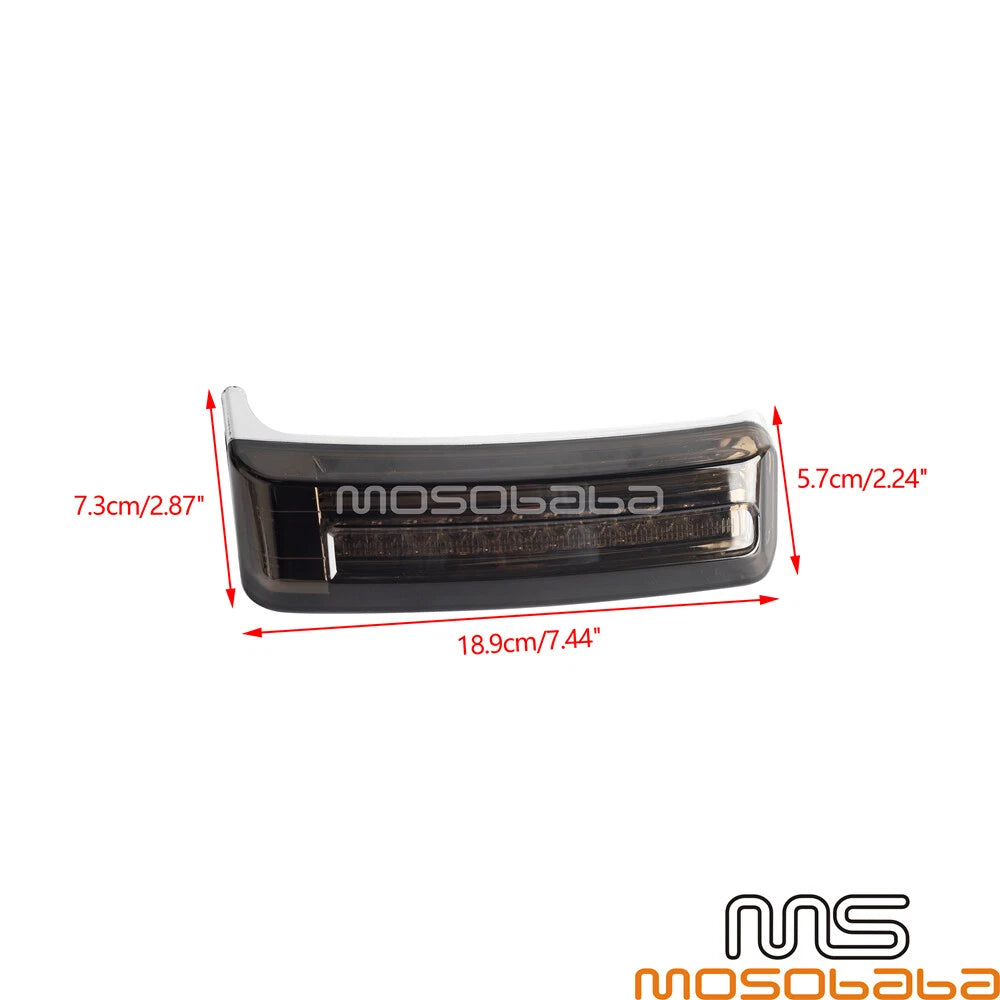 LED Saddlebag Running Brake Turn Signal Lights for Harley Touring (2014-2023)
