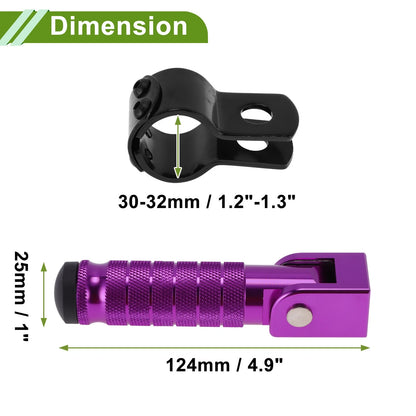 Purple Motorcycle Foot Pegs for Honda, Suzuki, Yamaha