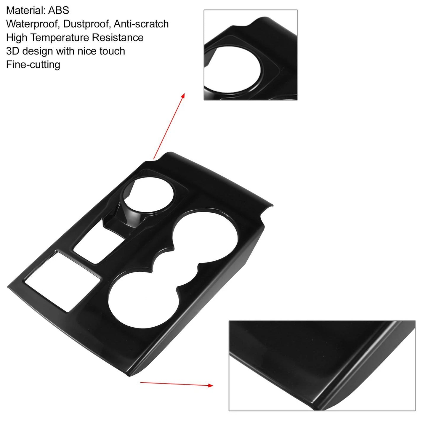 Center Console Gear Shift Panel Trim Cover for Ford Bronco (2021-2023)