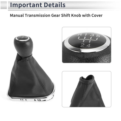 5-Speed Gear Shifter Knob Cover for Chevrolet Cruze (2010 - 2015) Plastic