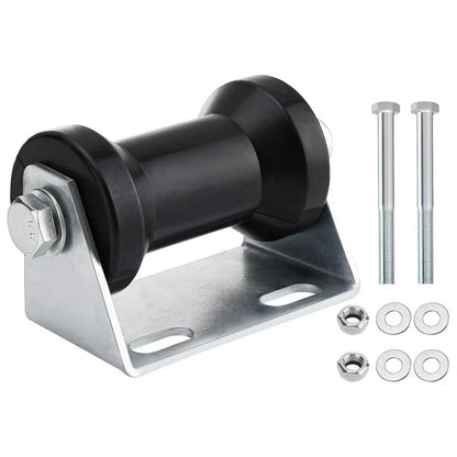 5 Inch Boat Trailer Keel Roller with Galvanized Steel Bracket Assembly