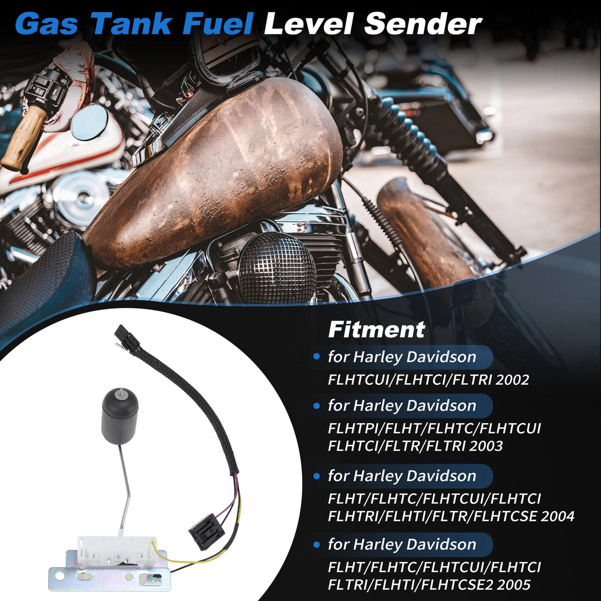 Fuel Level Float Tank Sending Unit for Harley Davidson (2002–2005)