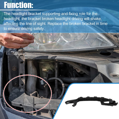 Headlight Bracket Support Pair for Honda Accord Sedan (2008-2012)