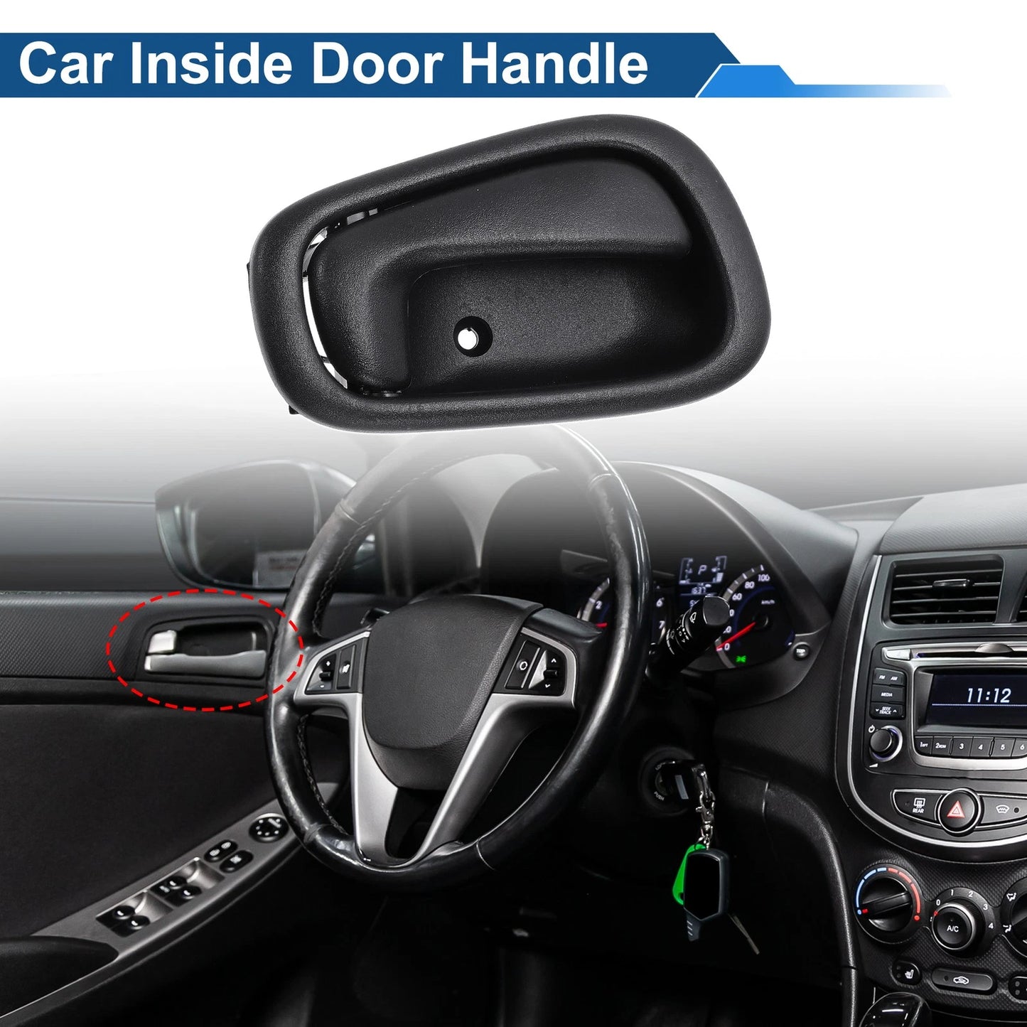 Driver Side Interior Door Handle for Toyota Corolla (2003-2008)