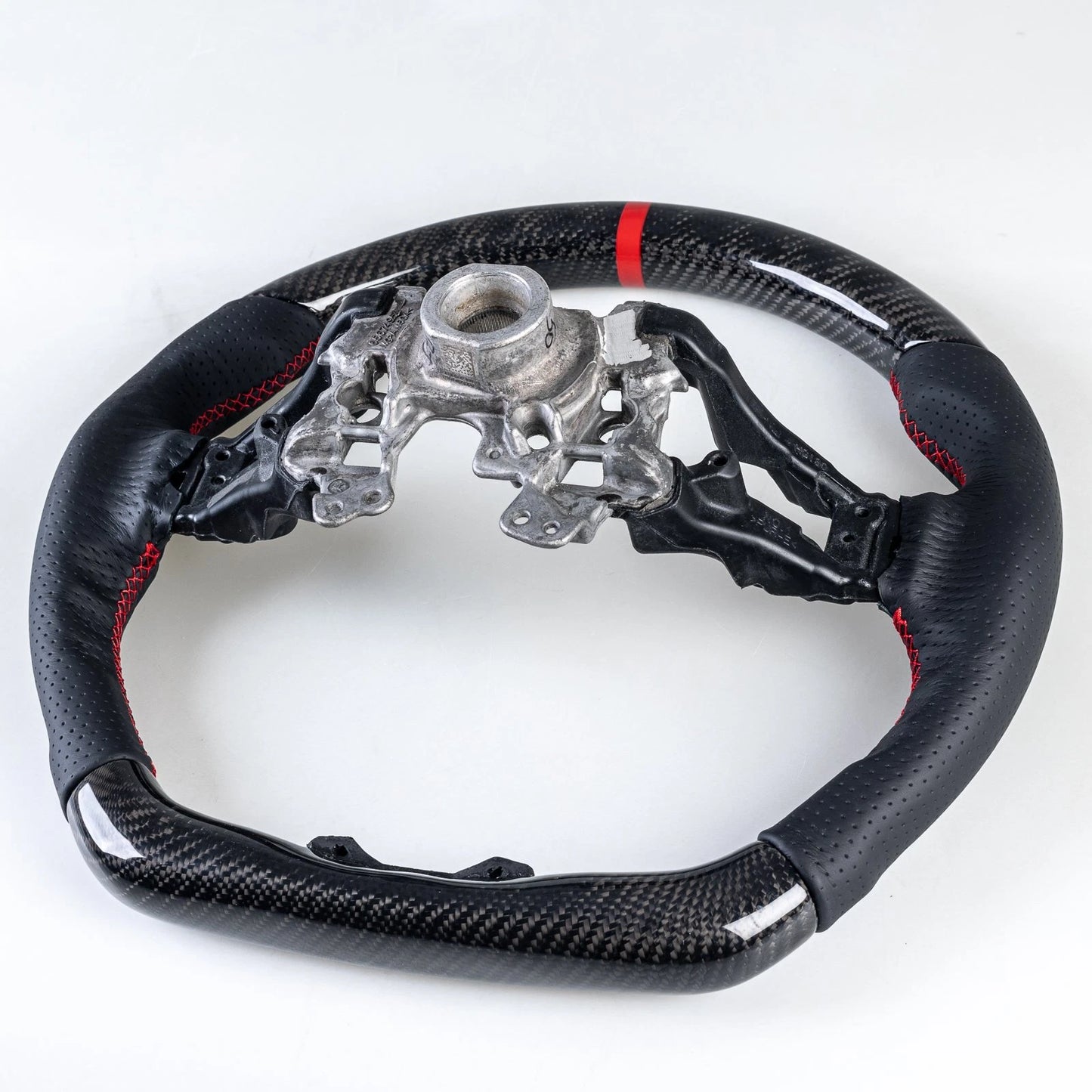 Carbon Fiber Flat Bottom Leather Steering Wheel for Honda CR-V (2023)