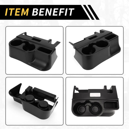 Center Console Cup Holder for Dodge Ram 1500 2500 3500 Coin Holder Black