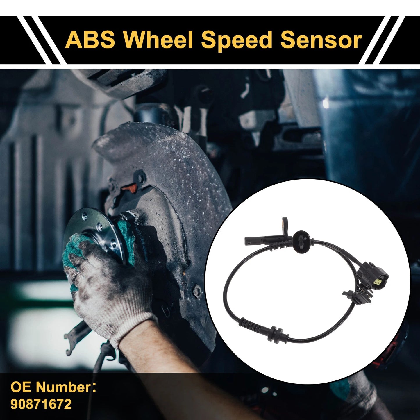 ABS Wheel Speed Sensor for Chevrolet Sail 3 Rear Left (2012-2014)