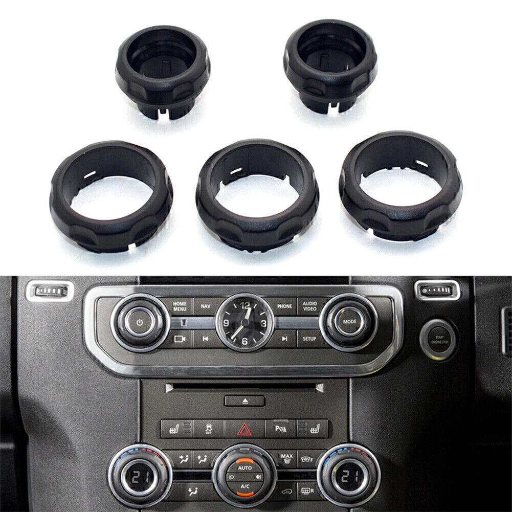 5 x ABS Air Condition Control Volume Knobs for Land Rover Range Rover Sport