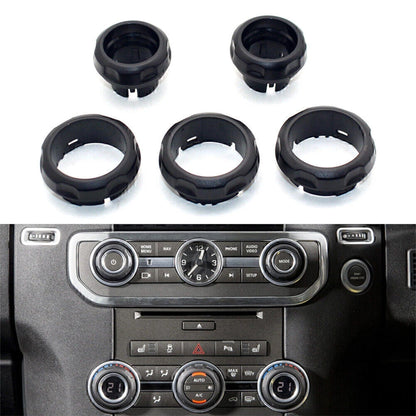 5 x ABS Air Condition Control Volume Knobs for Land Rover Range Rover Sport