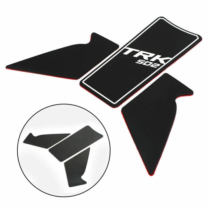 Tankgrip Traction Pads - Black for Benelli TRK502 TRK 502 502X (2016-2023)