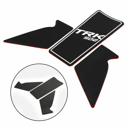 Tankgrip Traction Pads - Black for Benelli TRK502 TRK 502 502X (2016-2023)