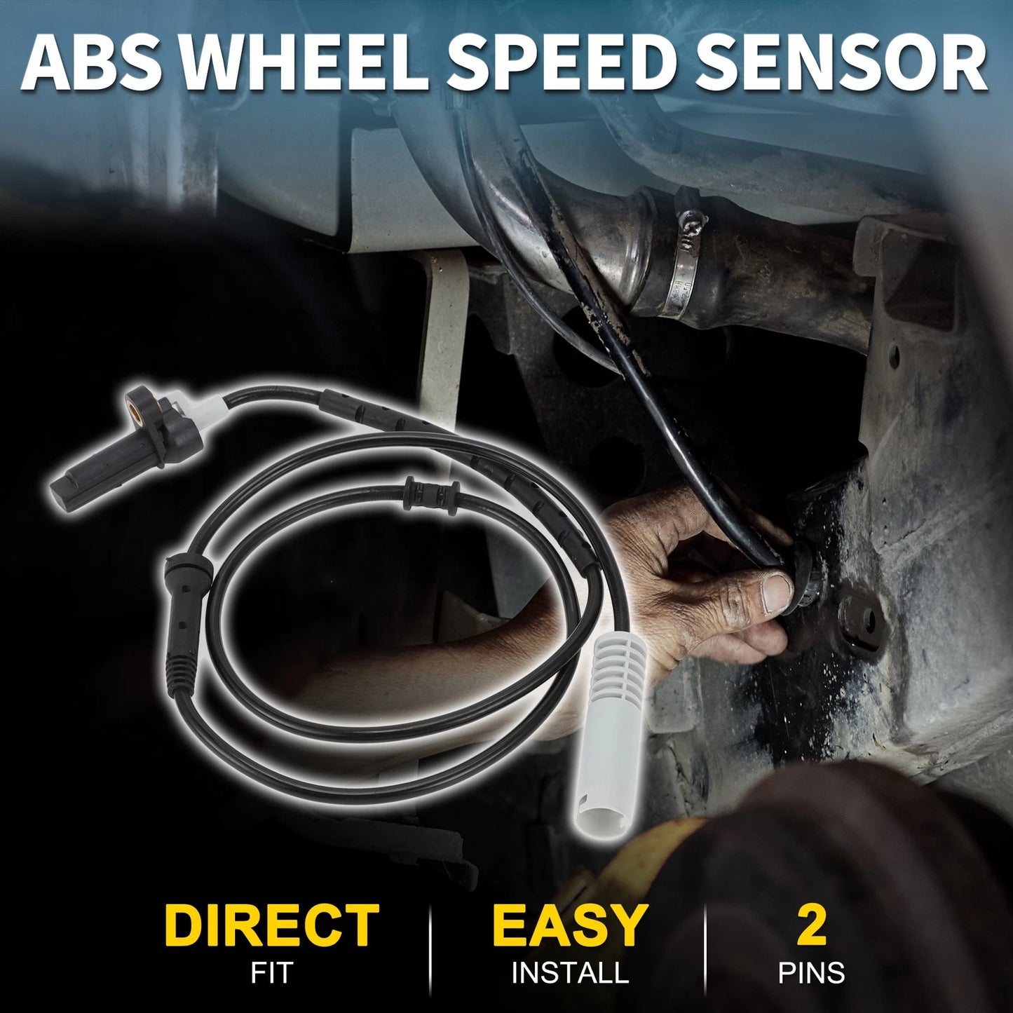 Rear Left or Right ABS Wheel Speed Sensor for BMW 740i (1995-1998)