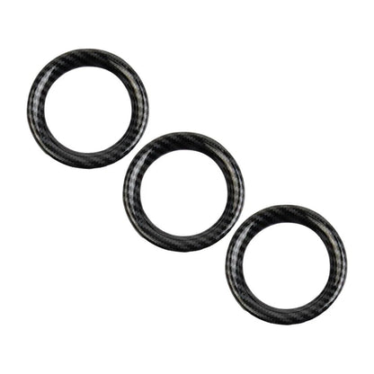 Carbon Fiber Style Dashboard Center Ring Cover for Nissan 370Z (2009-2020)