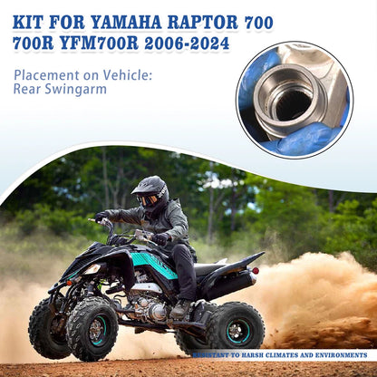 Rear Swing Arm Shaft Bearing Seal Bushing for Yamaha Raptor 700 700R (2006–24)