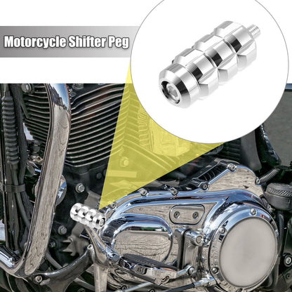 Shifter Peg with Raised Knob Shift for Harley-Davidson Chrome