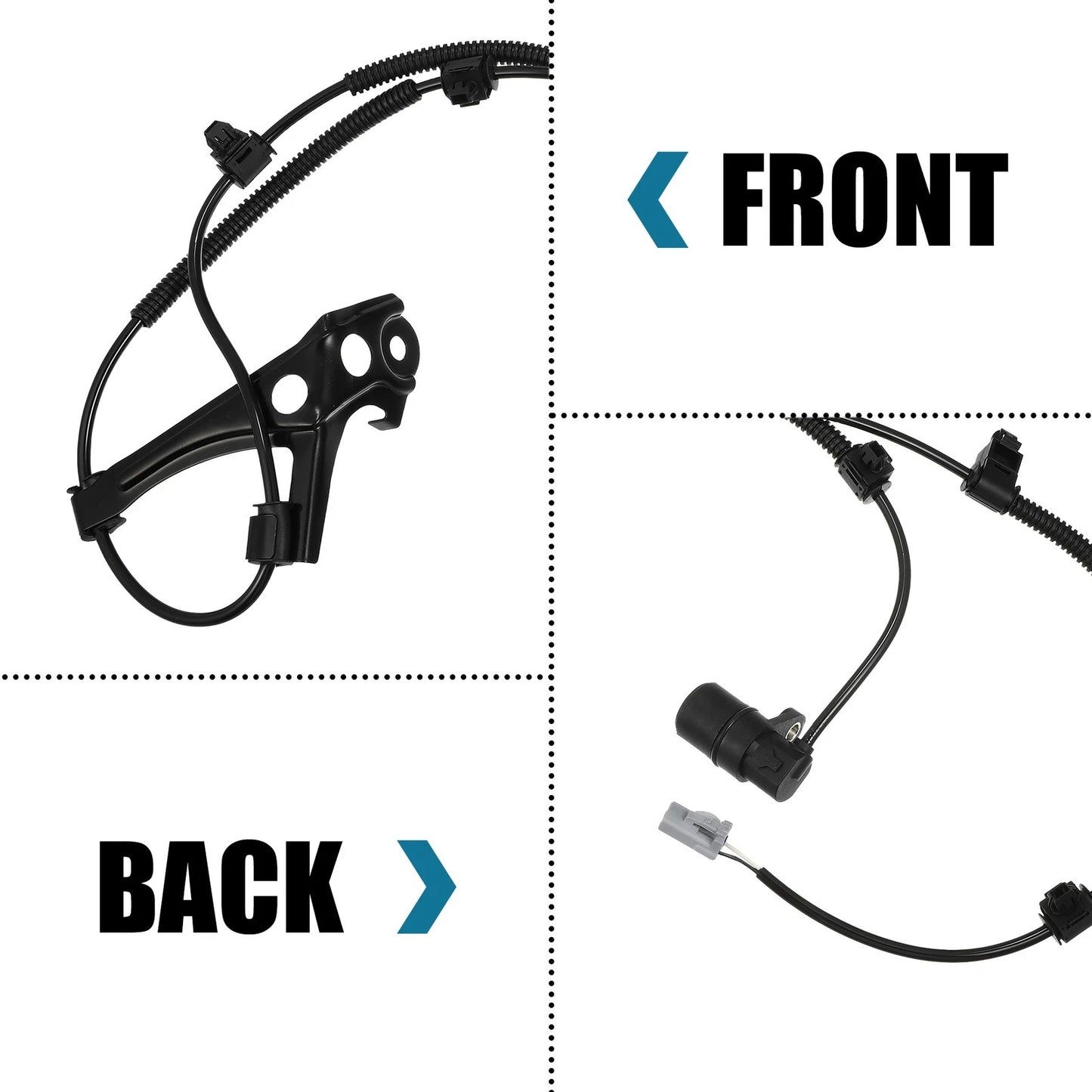 Rear Right ABS Wheel Speed Sensor for Lexus LX470, Toyota (1998-2007)