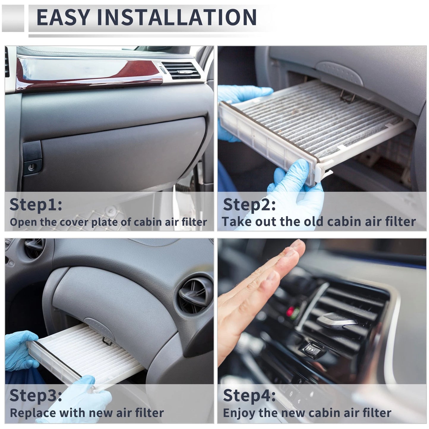 Engine Cabin Air Filter Combo for Hyundai Azera 3.3L (2012-2017)